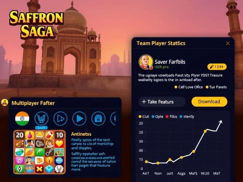 Saffron Saga Treasure Hunt download statistics chart